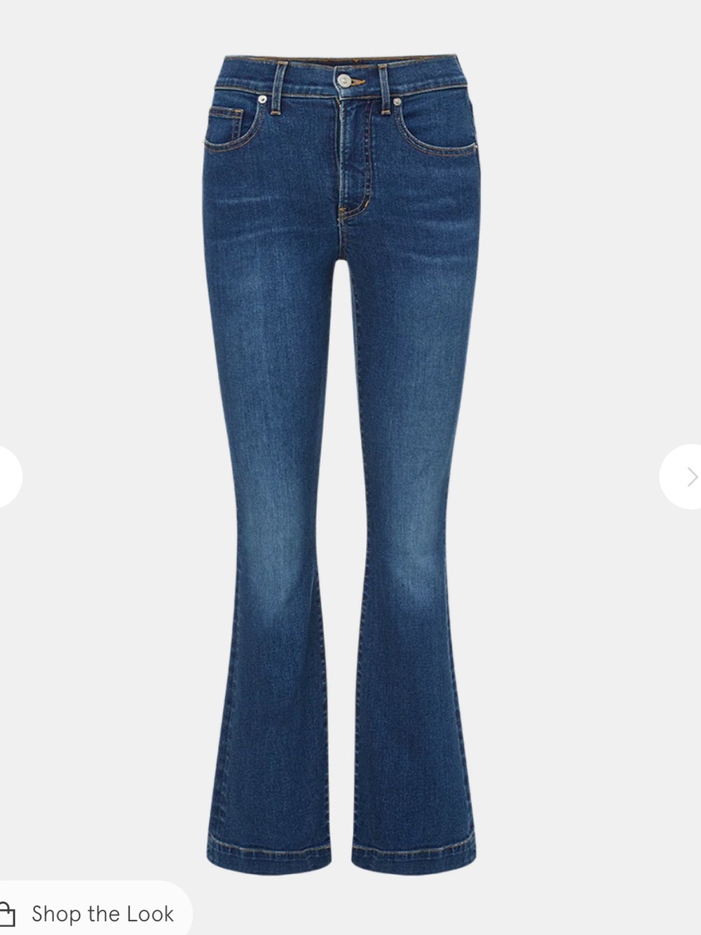 Veronica Beard Carson ankle flare high rise jeans